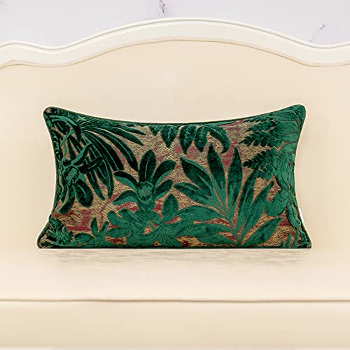 Fionn Embroidered Velvet Pillow Cover Navy Blue
