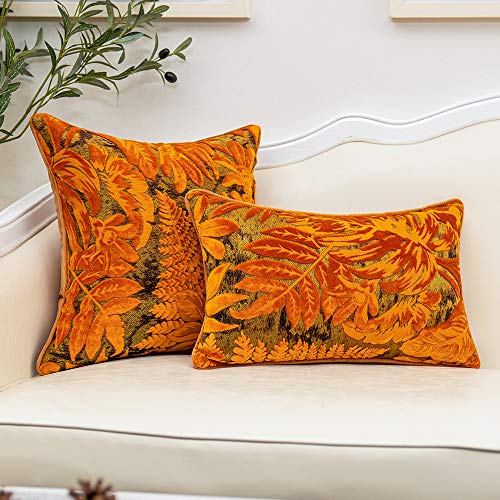 Fionn Embroidered Velvet Pillow Cover Navy Blue