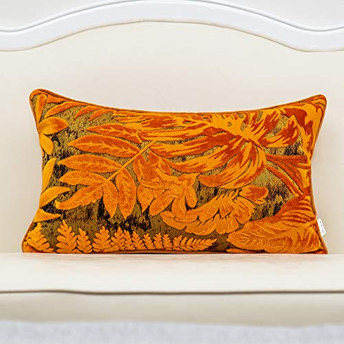 Fionn Embroidered Velvet Pillow Cover Navy Blue