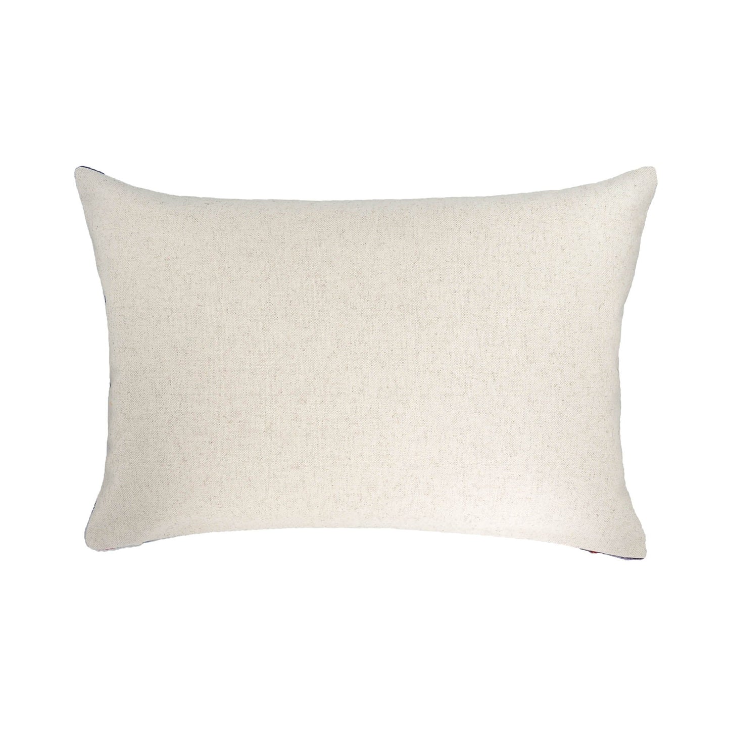 Bengali Silk Velvet Ikat Throw Pillow Cover, 16 x 24
