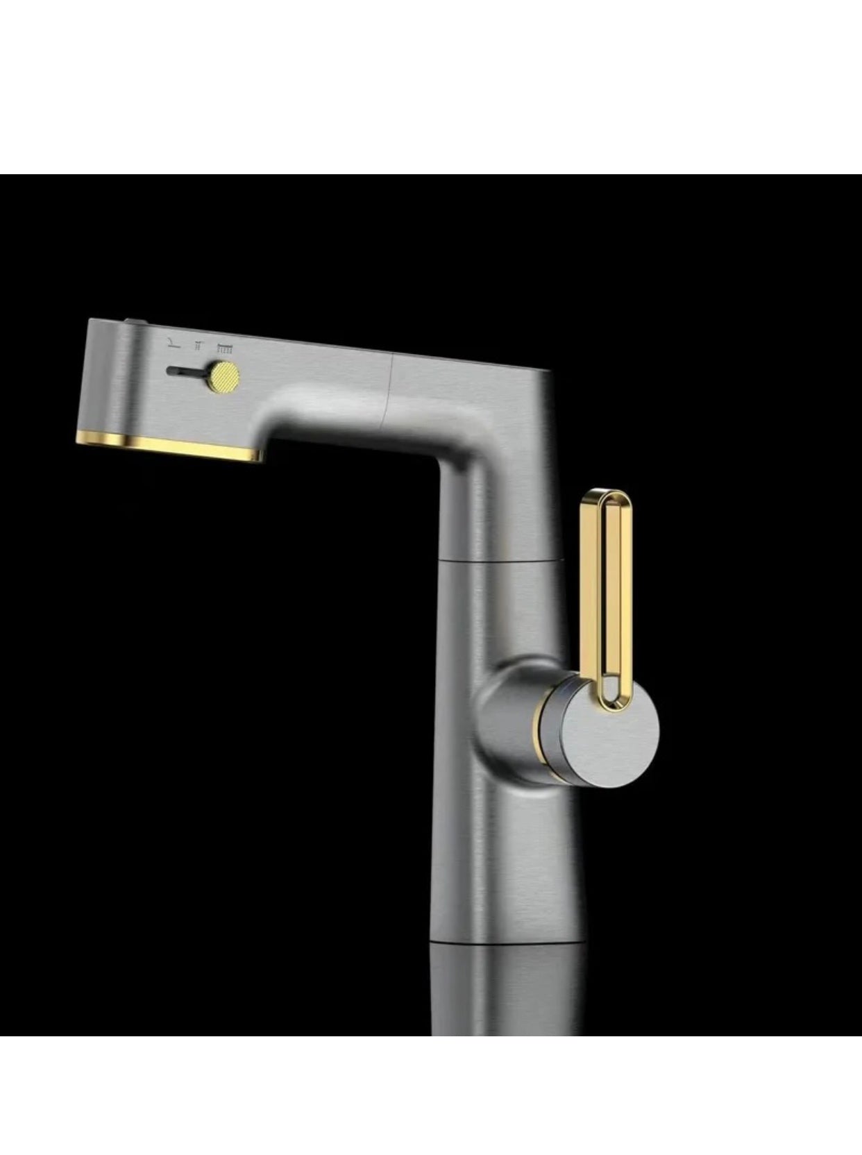 A|M Aquae Digital Basin Faucet Touch Button Temperature Smart Tap