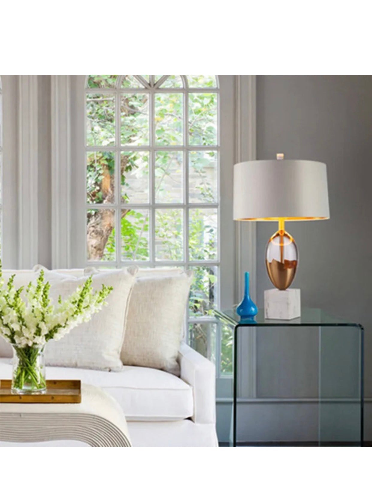 crystal egg-shaped creative lamp