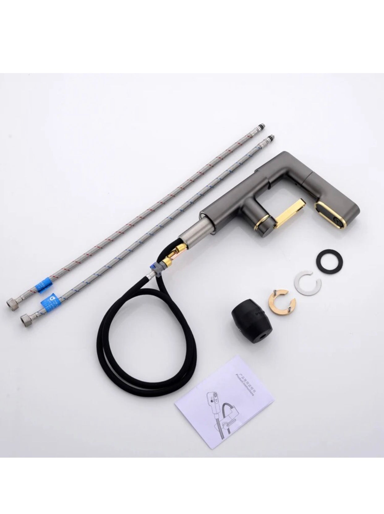 A|M Aquae Digital Basin Faucet Touch Button Temperature Smart Tap