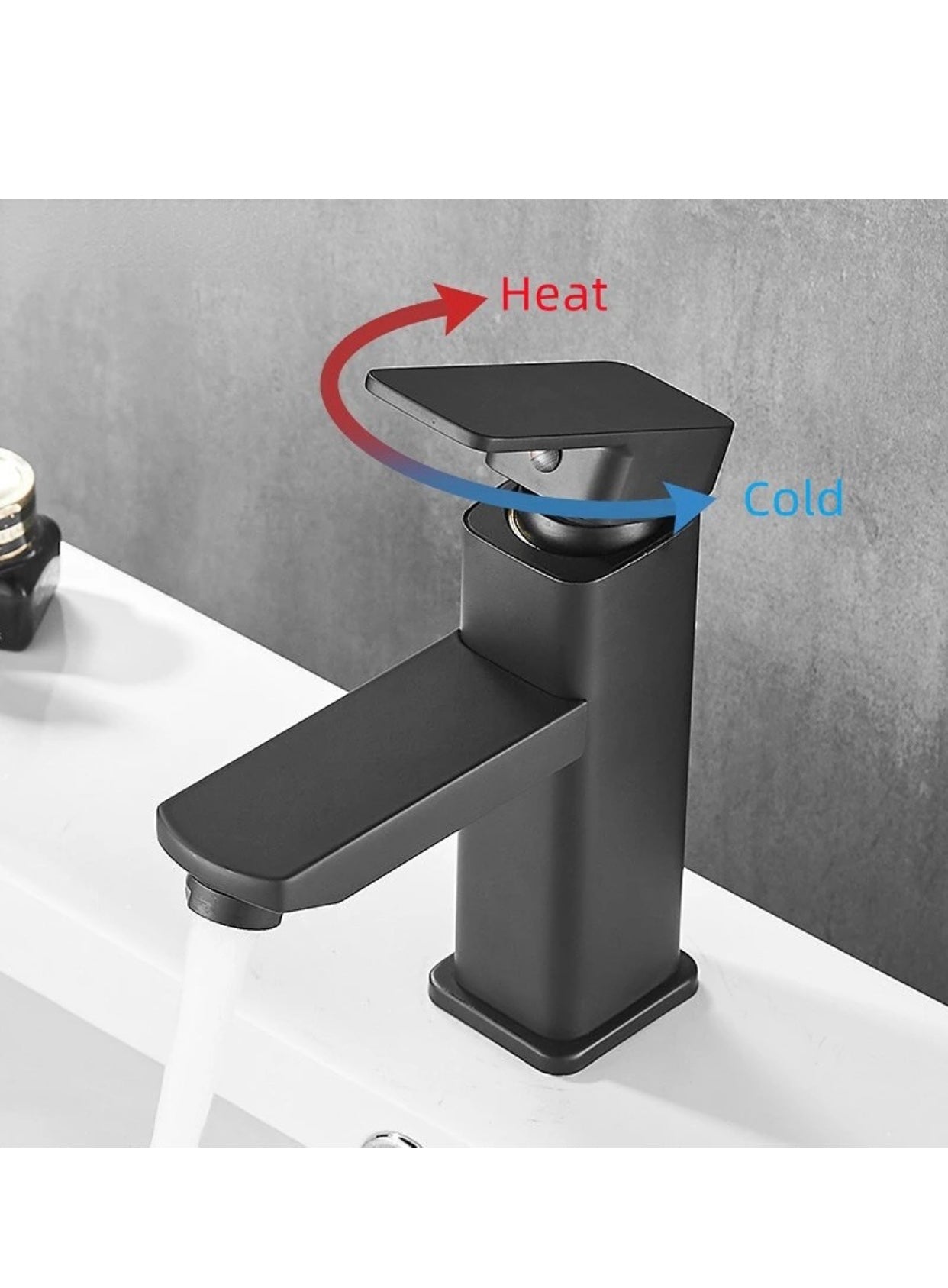 A|M Aquae Tormili Brass Taps Basin Mixer Single Handle Water Mixer Bathroom Faucet Set