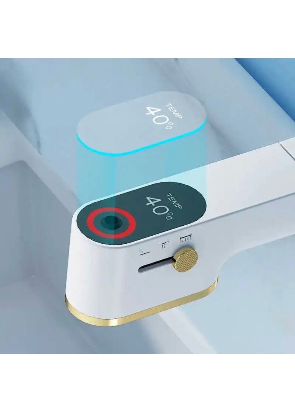A|M Aquae Digital Basin Faucet Touch Button Temperature Smart Tap