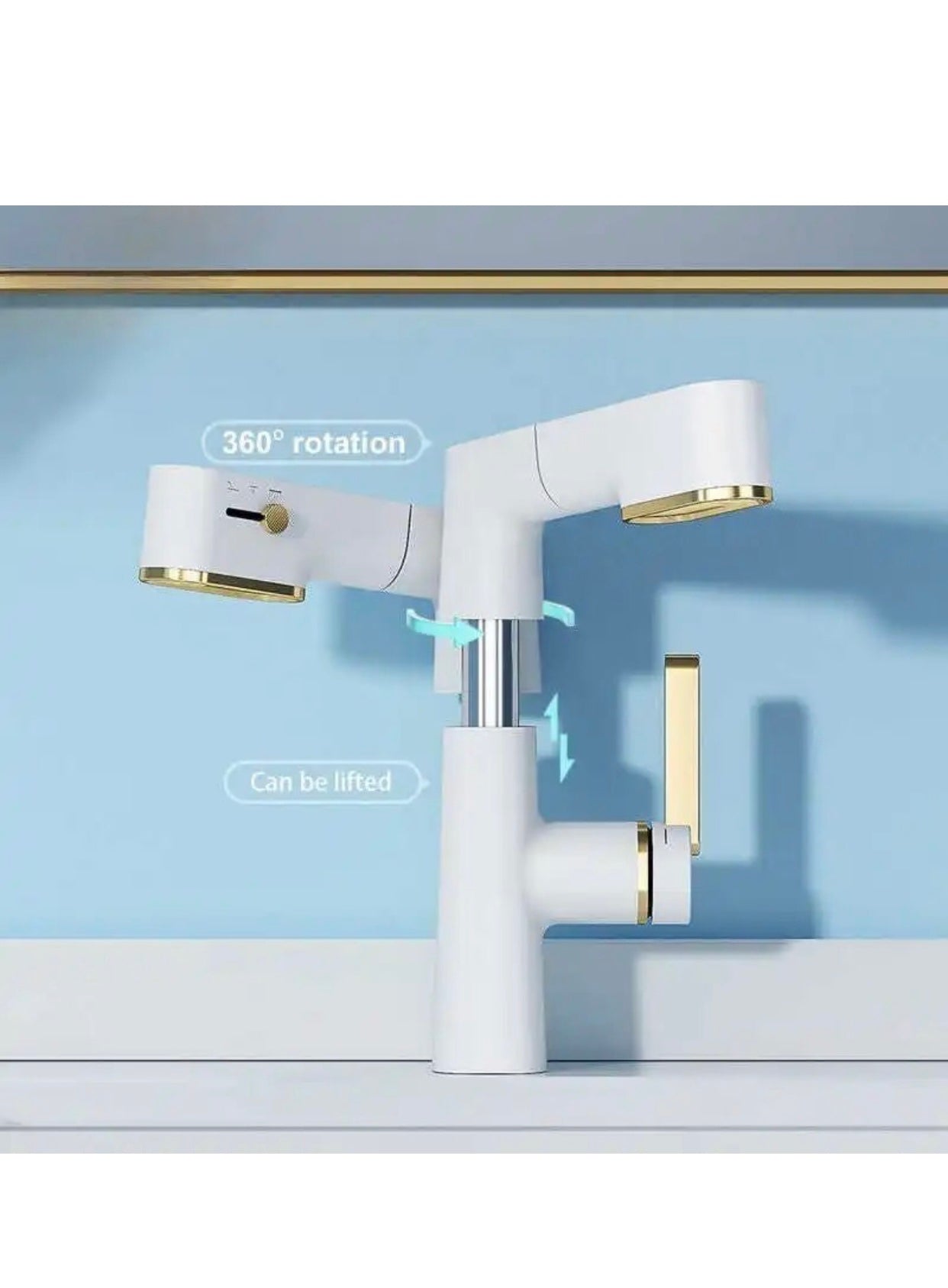 A|M Aquae Digital Basin Faucet Touch Button Temperature Smart Tap