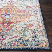 Art of Knot Sandhya Traditional Blue Area Rug; 5'3" x 7'3"