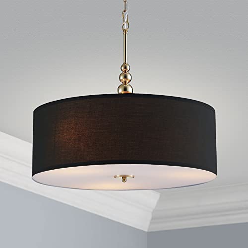 Modern K9 Crystal Chandelier with 5 Lights, Contemporary Elegant Pendant Ceiling Lighting Fixture for Dining Room, Bedroom, Living Room, D19 x H19 with Adjustable Chain