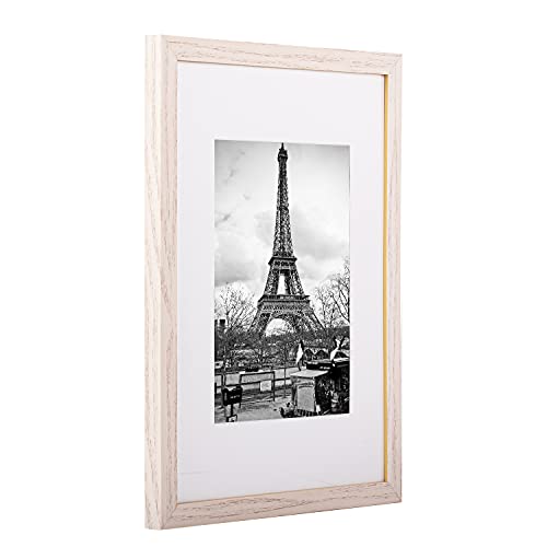 upsimples 16x20 Picture Frame Set of 5,Display Pictures 11x14 with Mat or 16x20 Without Mat,Wall Gallery Poster Frames,Black