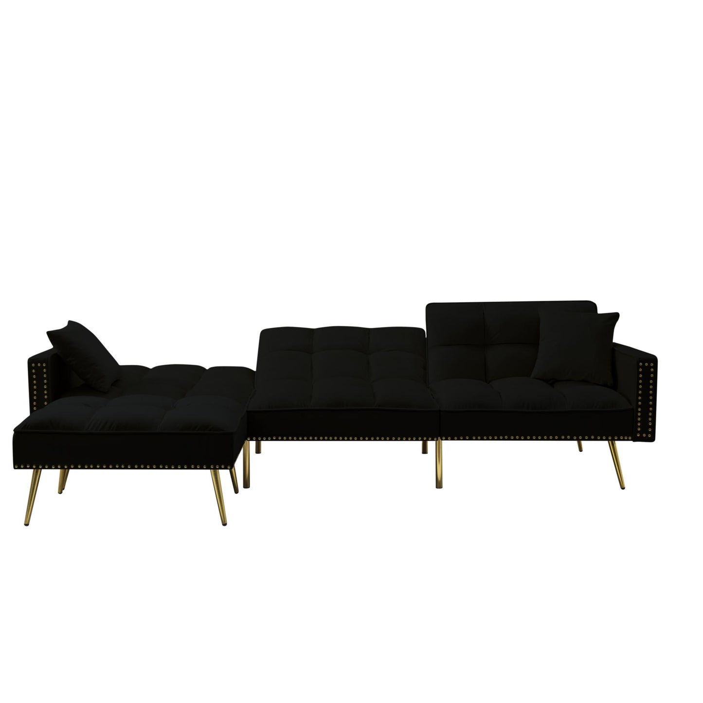 107.7” Sectional Sleeper Sofa bed