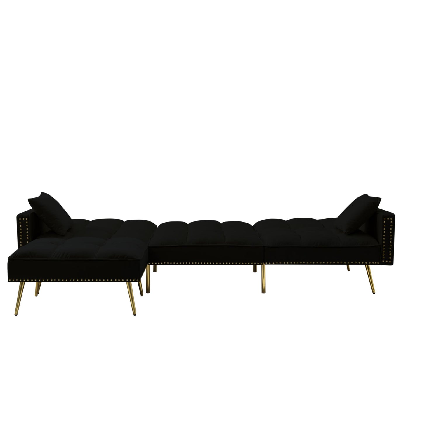 107.7” Sectional Sleeper Sofa bed