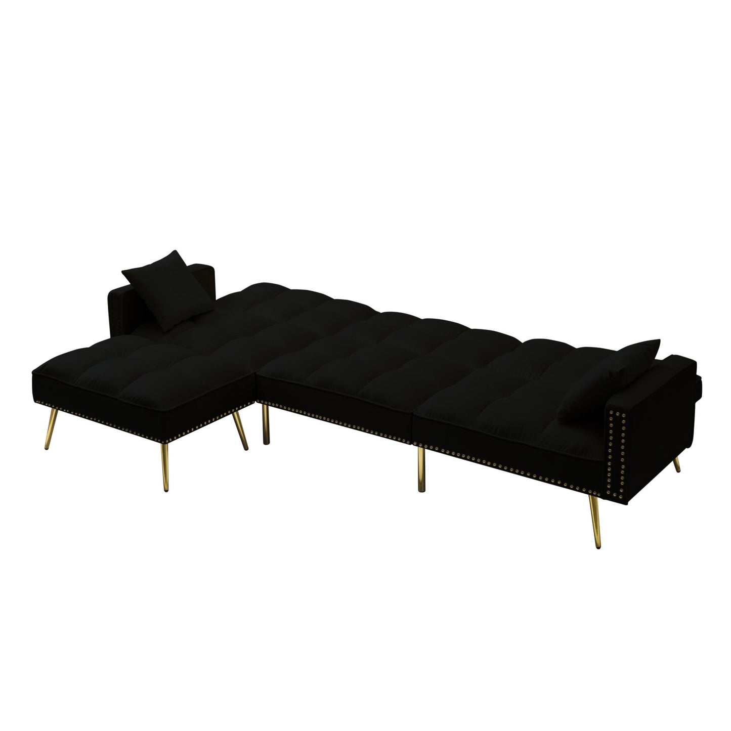 107.7” Sectional Sleeper Sofa bed