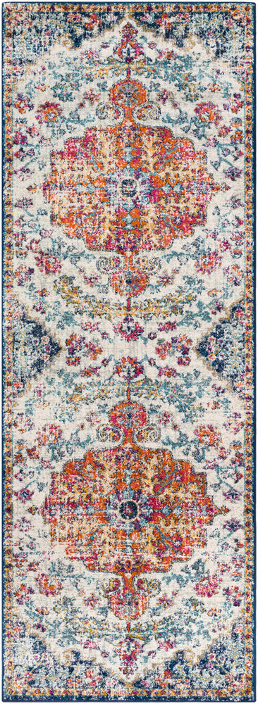 Art of Knot Sandhya Traditional Blue Area Rug; 5'3" x 7'3"