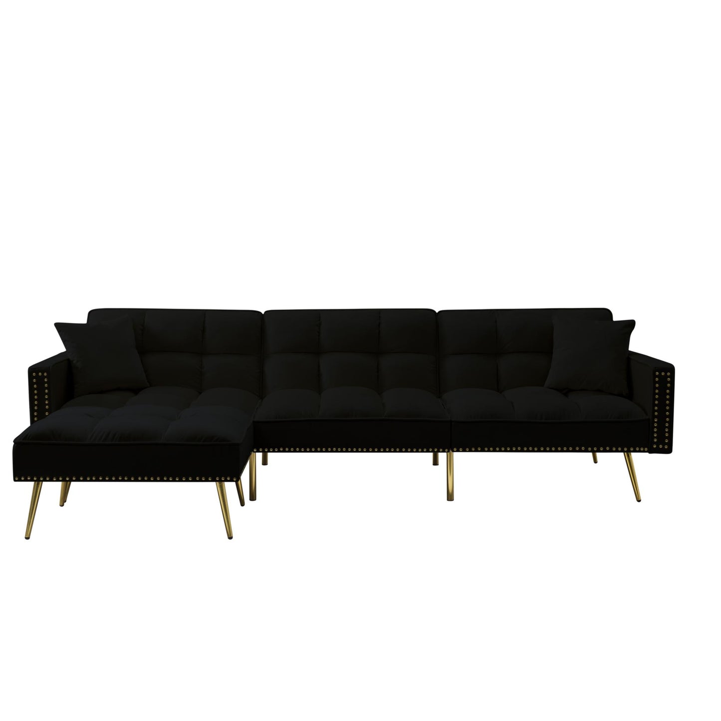 107.7” Sectional Sleeper Sofa bed