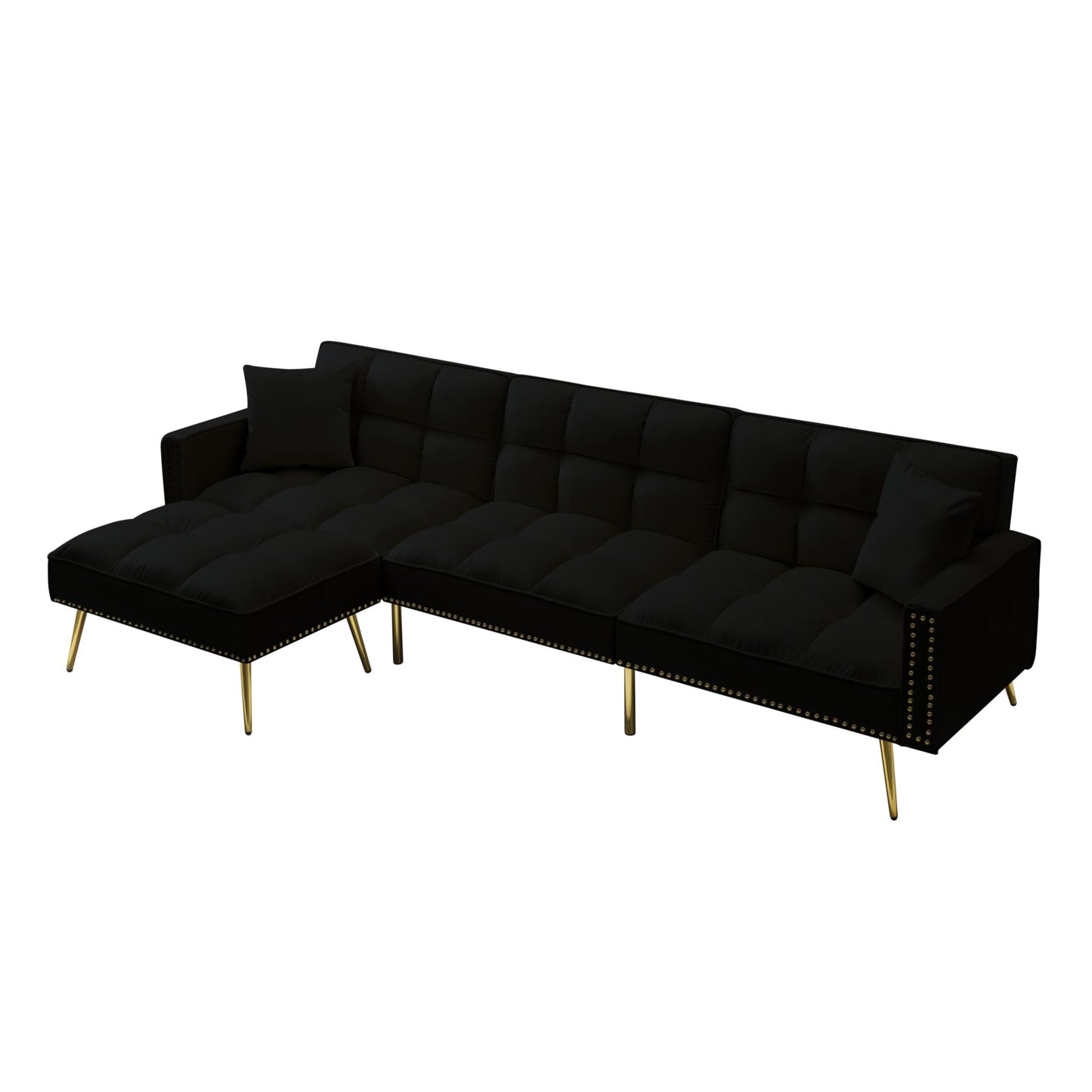 107.7” Sectional Sleeper Sofa bed