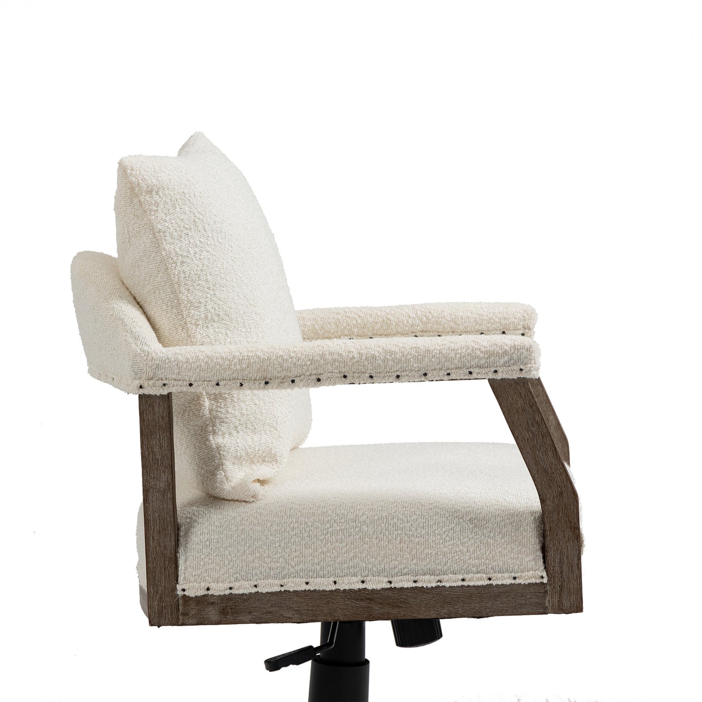 Computer Chair Office Chair Adjustable Swivel Chair Fabric Seat Home Study Chair