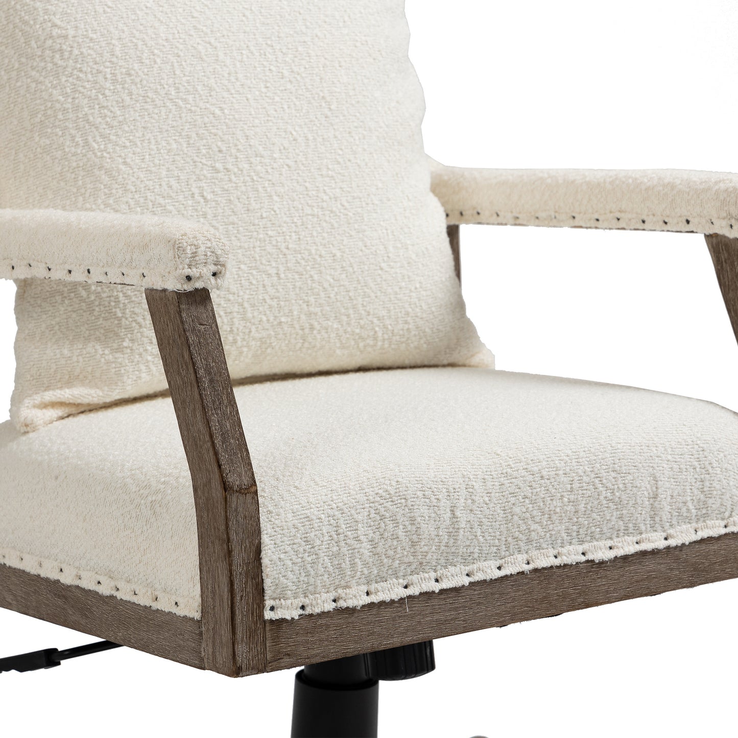 Computer Chair Office Chair Adjustable Swivel Chair Fabric Seat Home Study Chair