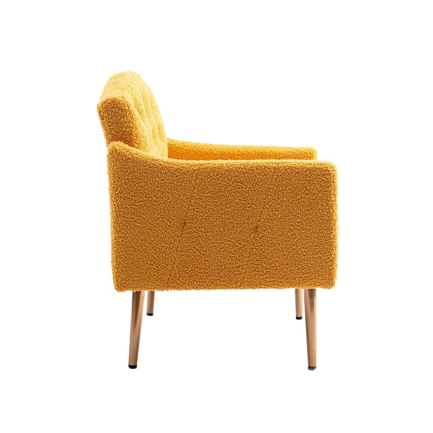 Accent Chair ,leisure single sofa with Rose Golden feet