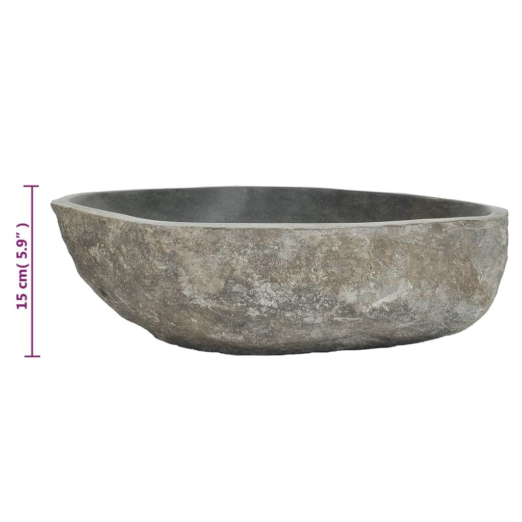 Basin River Stone Oval 17.7"-20.9"