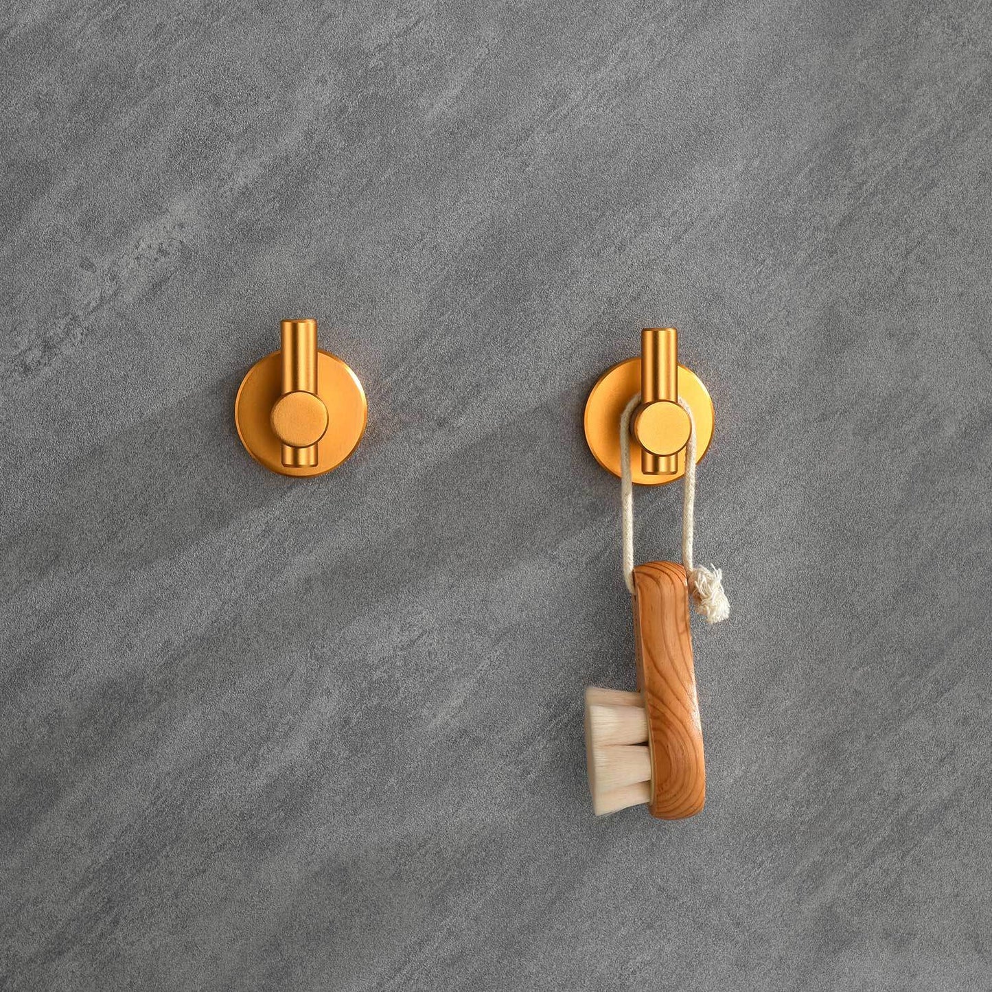 6 Piece Bathroom Towel Rack Set Wall Mount