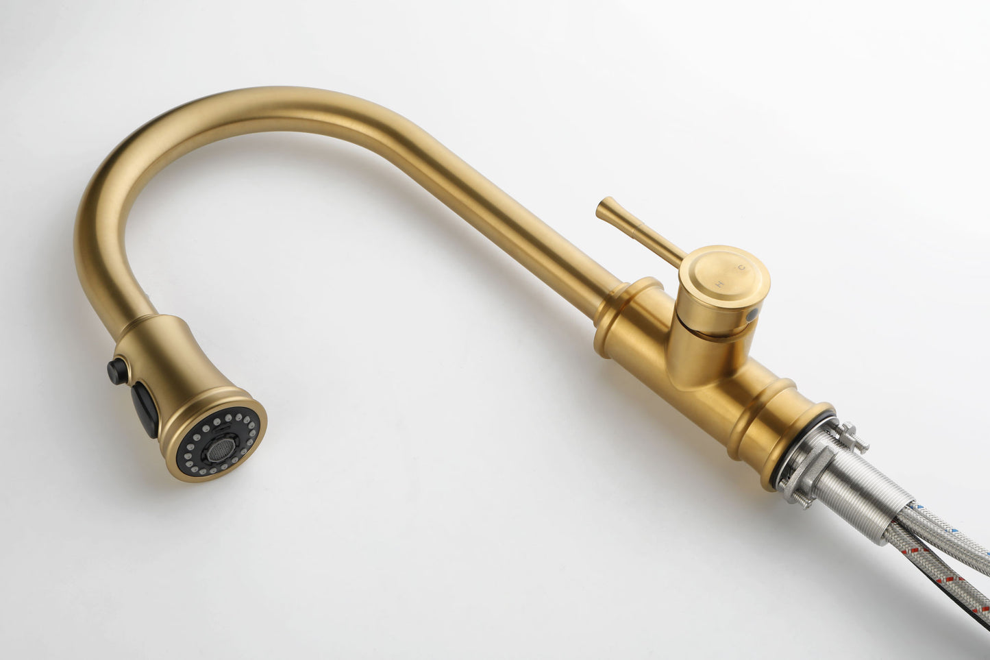 A|M Aquae Kitchen Faucet with Pull Down Sprayer