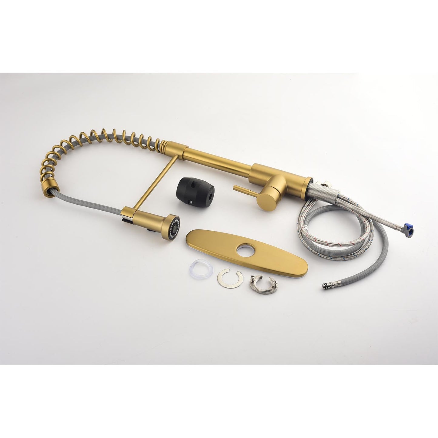 AvaMalis A|M Aquae Pull down Single Handle Spring Kitchen Faucet