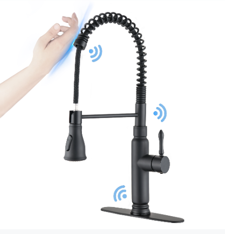 A|M Aquae Stainless steel kitchen faucet