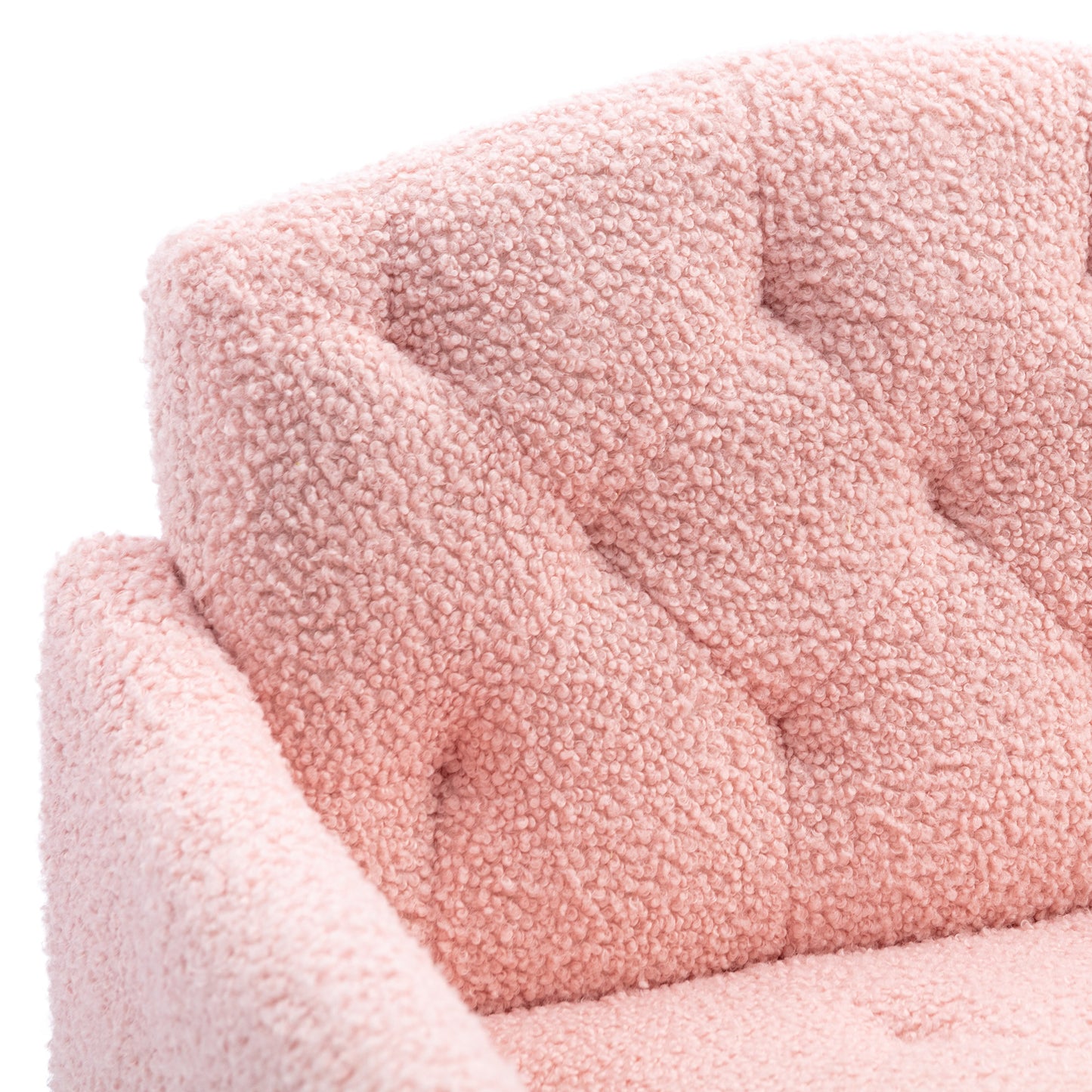Accent Chair ,leisure single sofa with Rose Golden feet
