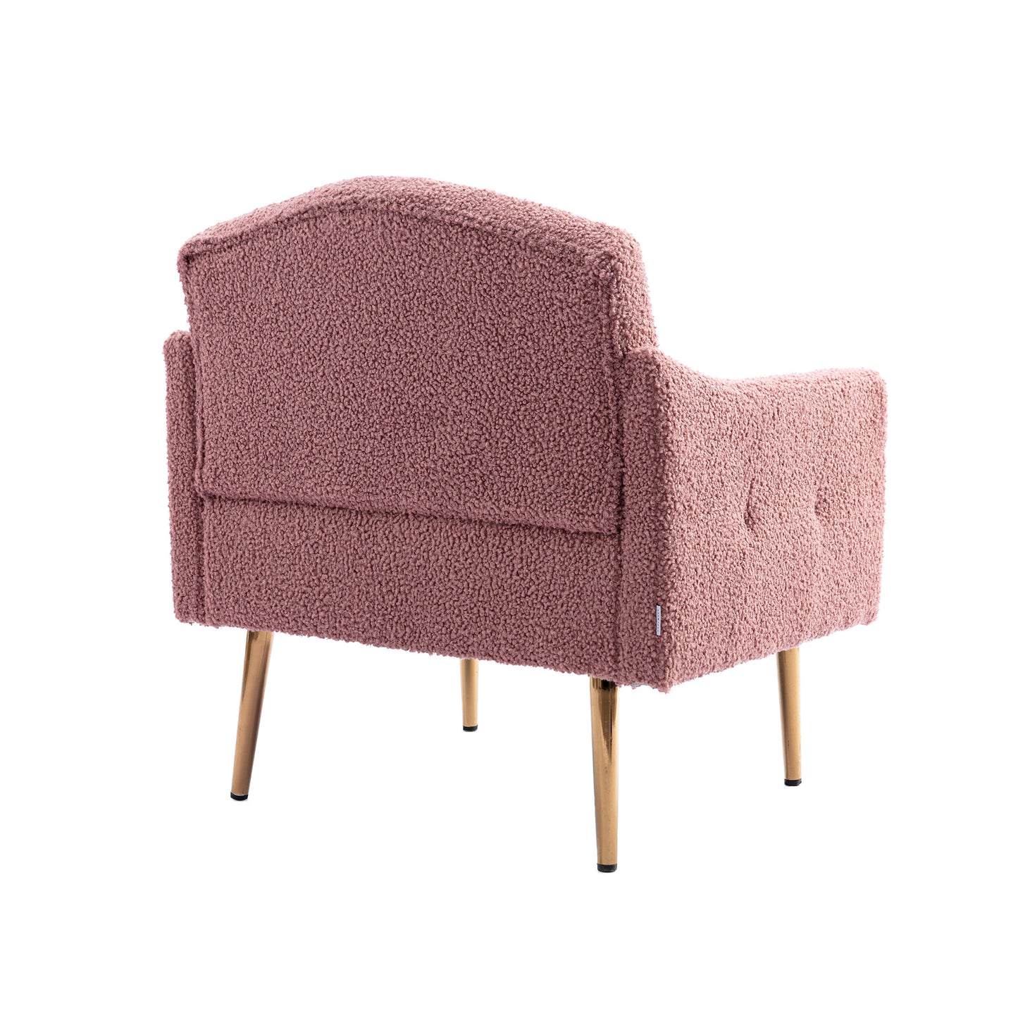 Accent Chair ,leisure single sofa with Rose Golden feet