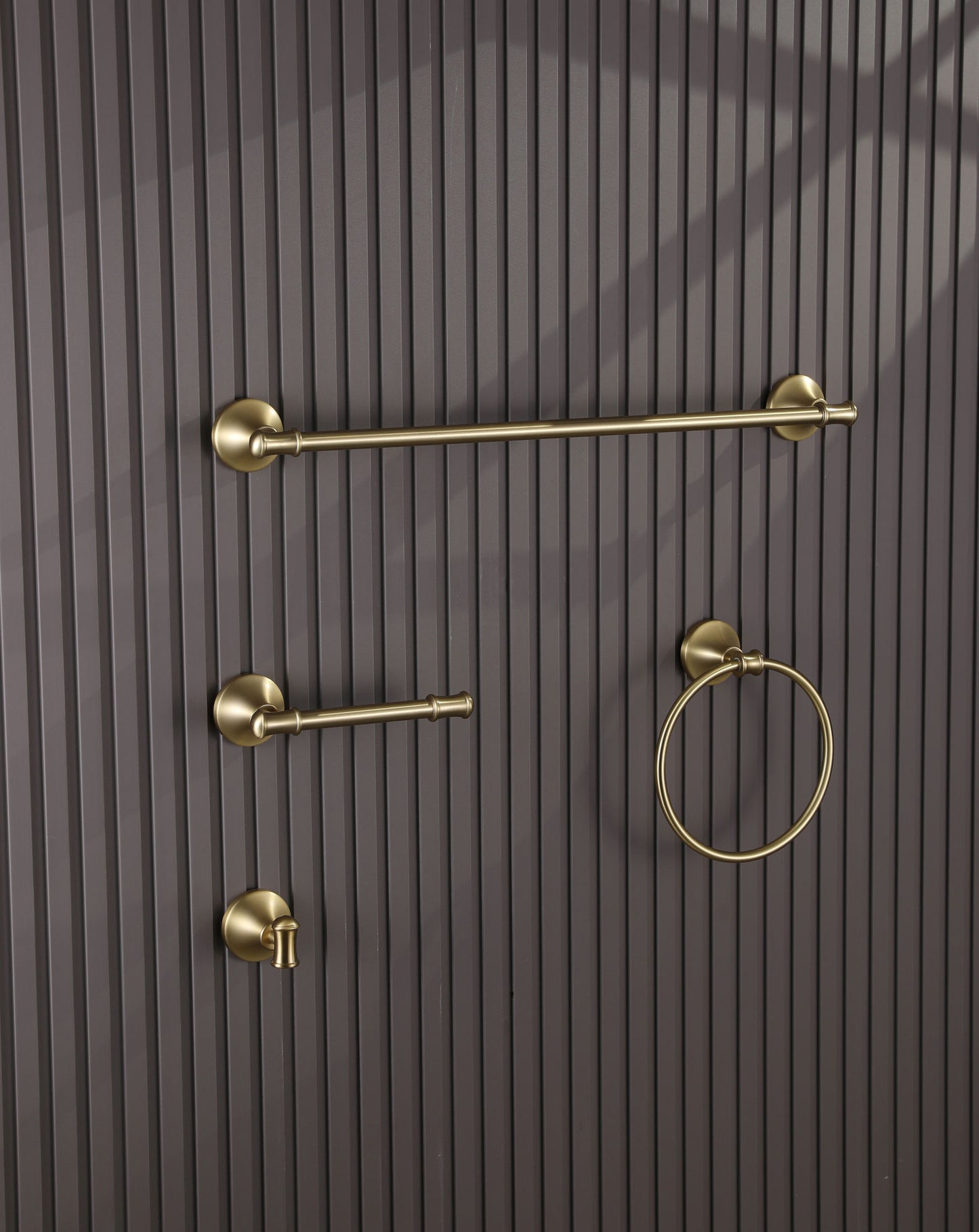 New 4 Pieces Bathroom Hardware Accessories Set Towel Bar Set,Wall Mounted,Premium Stainless Steel.