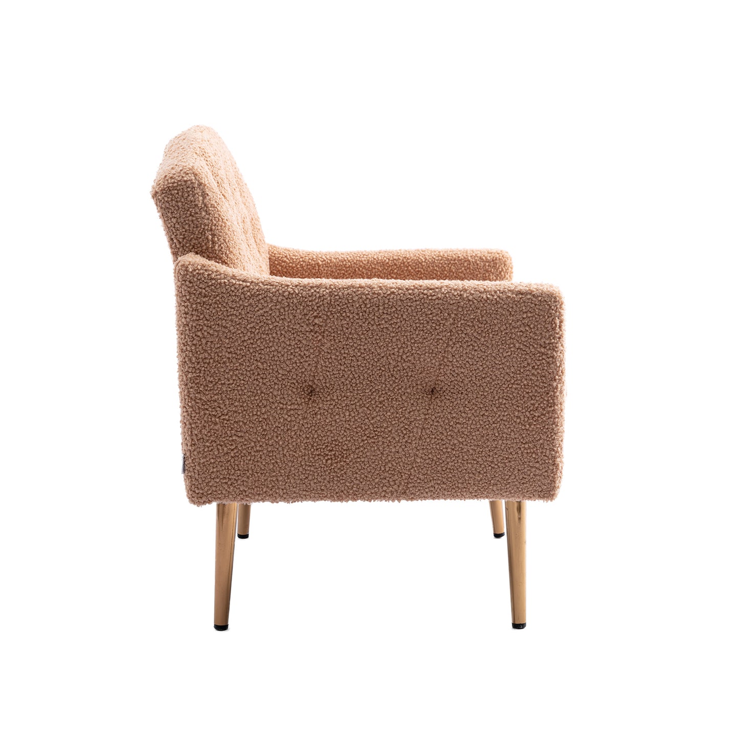 Accent Chair ,leisure single sofa with Rose Golden feet