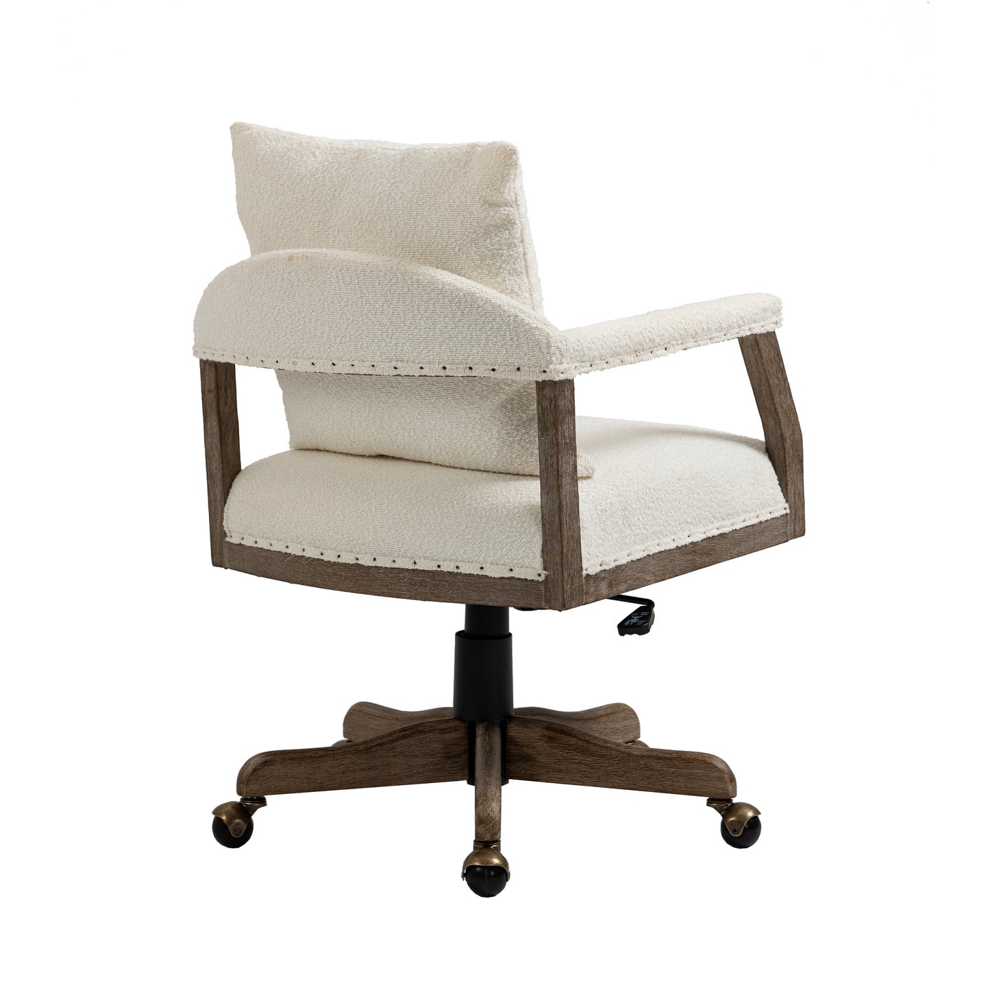 Computer Chair Office Chair Adjustable Swivel Chair Fabric Seat Home Study Chair
