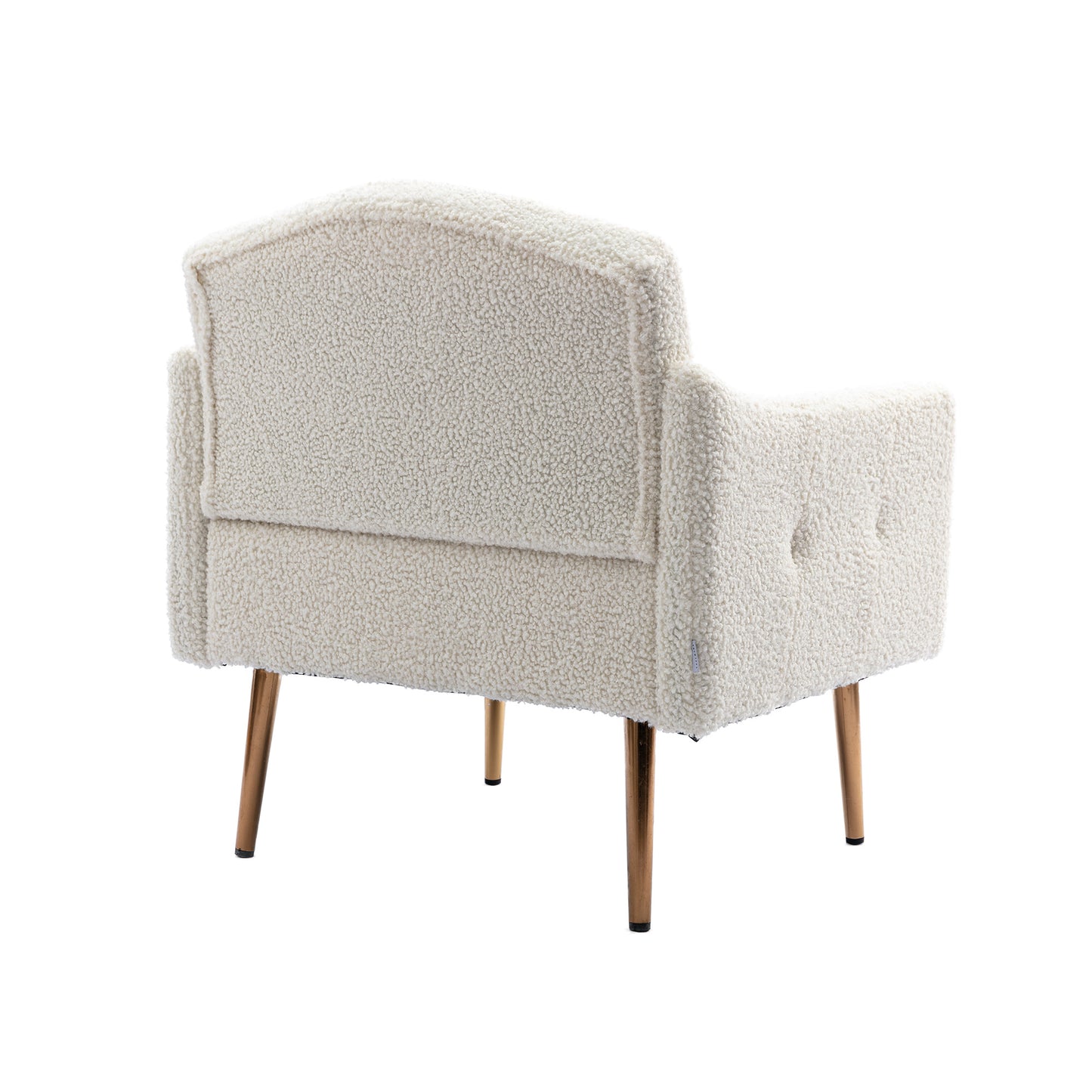 Accent Chair ,leisure single sofa with Rose Golden feet