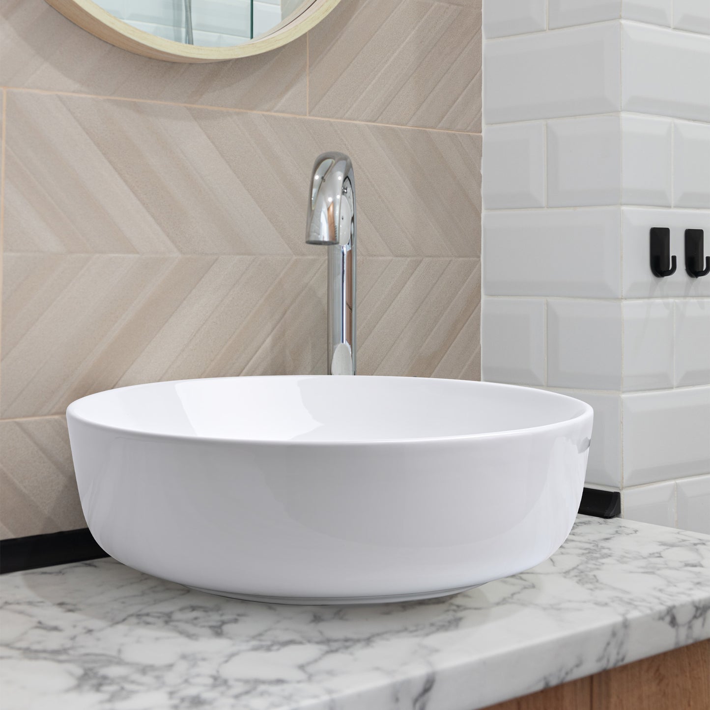 16in Bathroom Vessel Sink