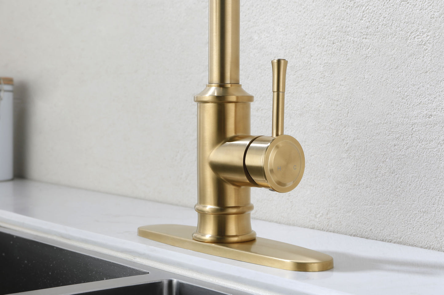 A|M Aquae Kitchen Faucet with Pull Down Sprayer