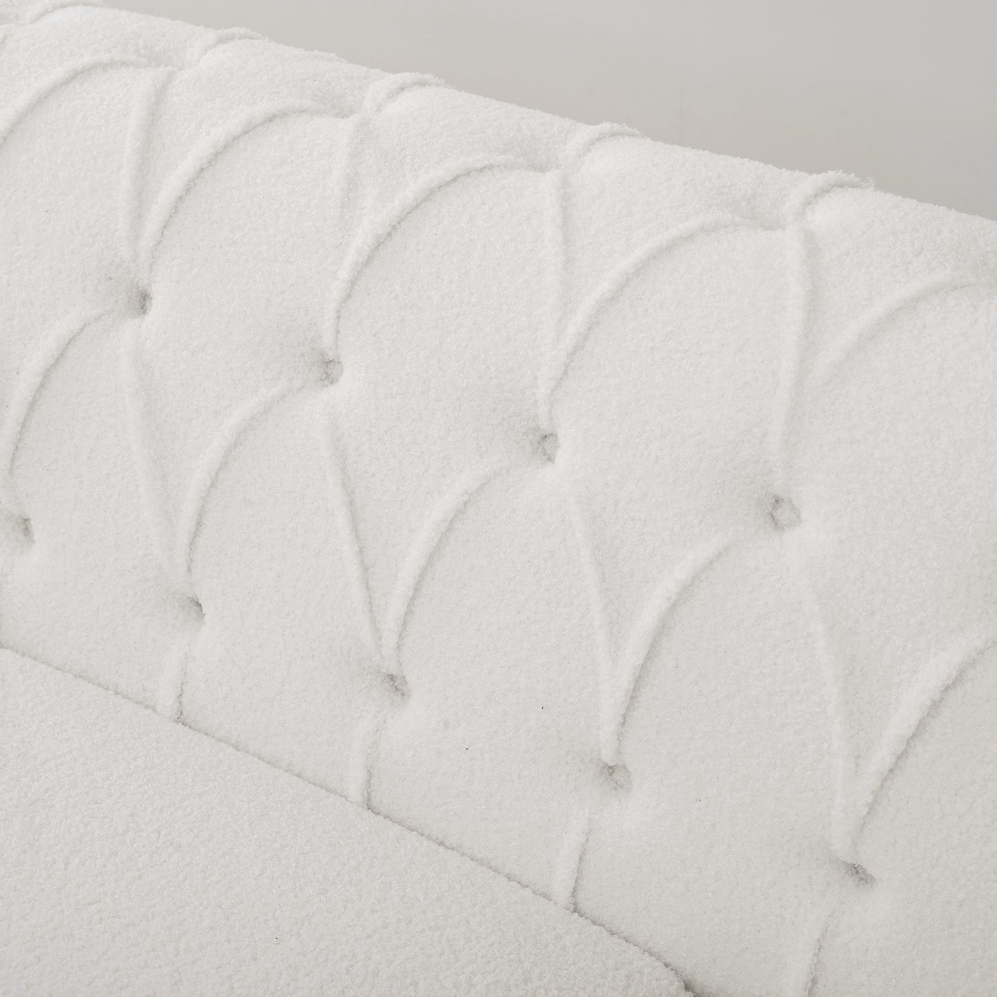 83.66 Inch Width Traditional Square Arm removable cushion 3 seater Sofa