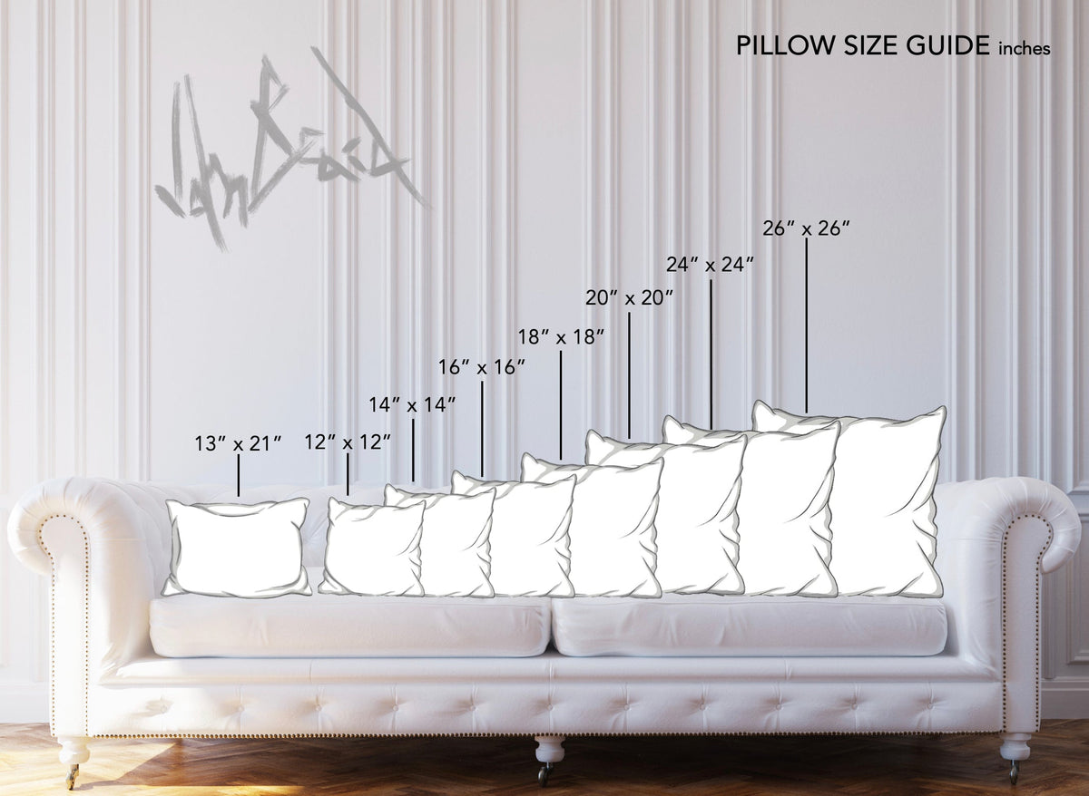 Abstract Tree Pillow