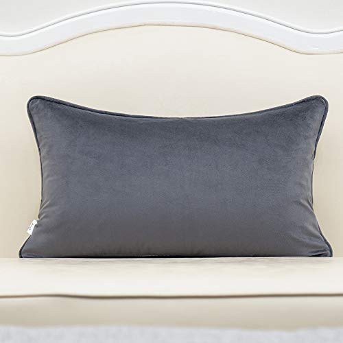 Fionn Embroidered Velvet Pillow Cover Navy Blue