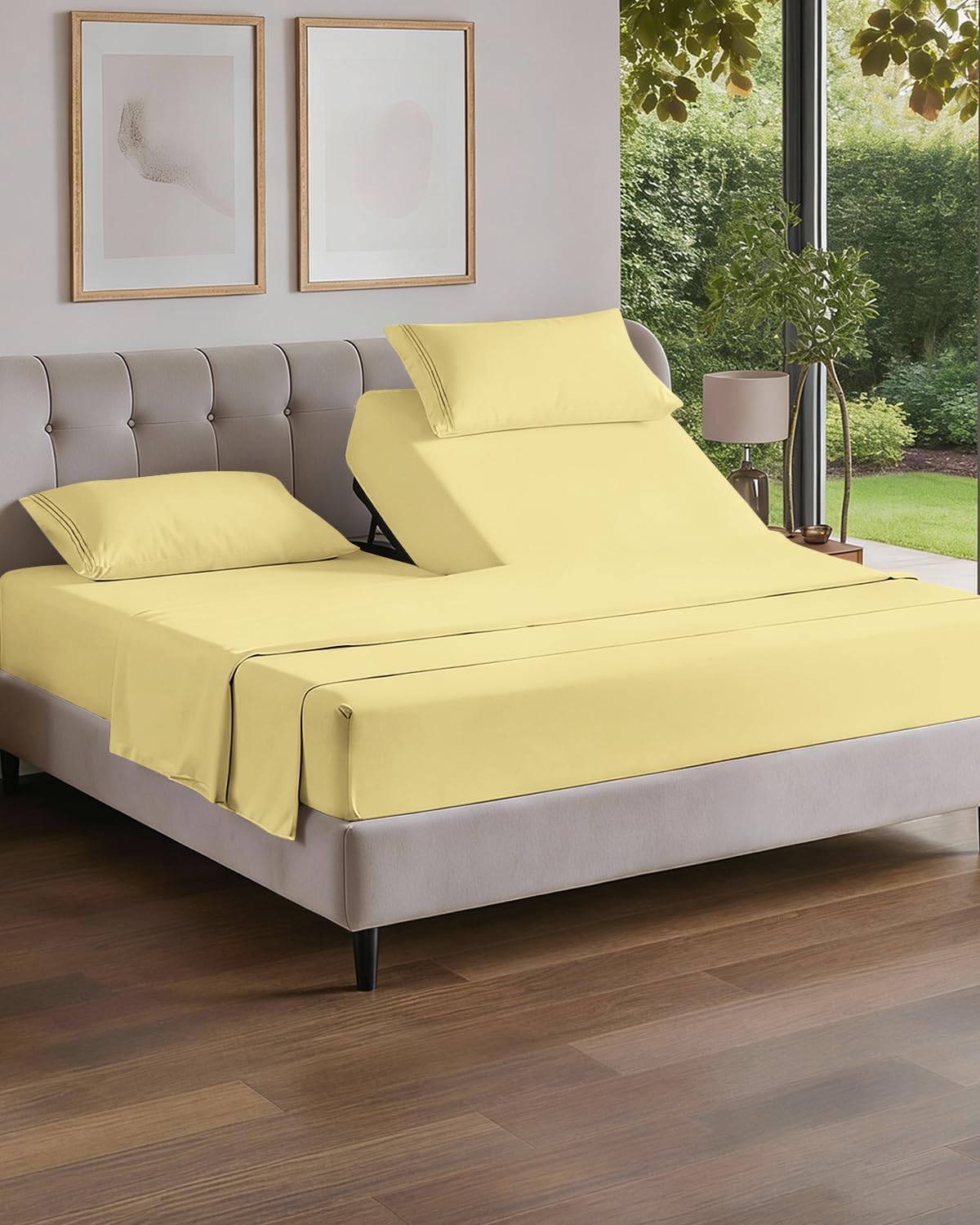 AvaMalis Comfy Breathab- Deep Pockets, Easy-Fit, Extra Soft and Wrinkle Free Sheets - White Oeko-Tex Bed Sheet Set