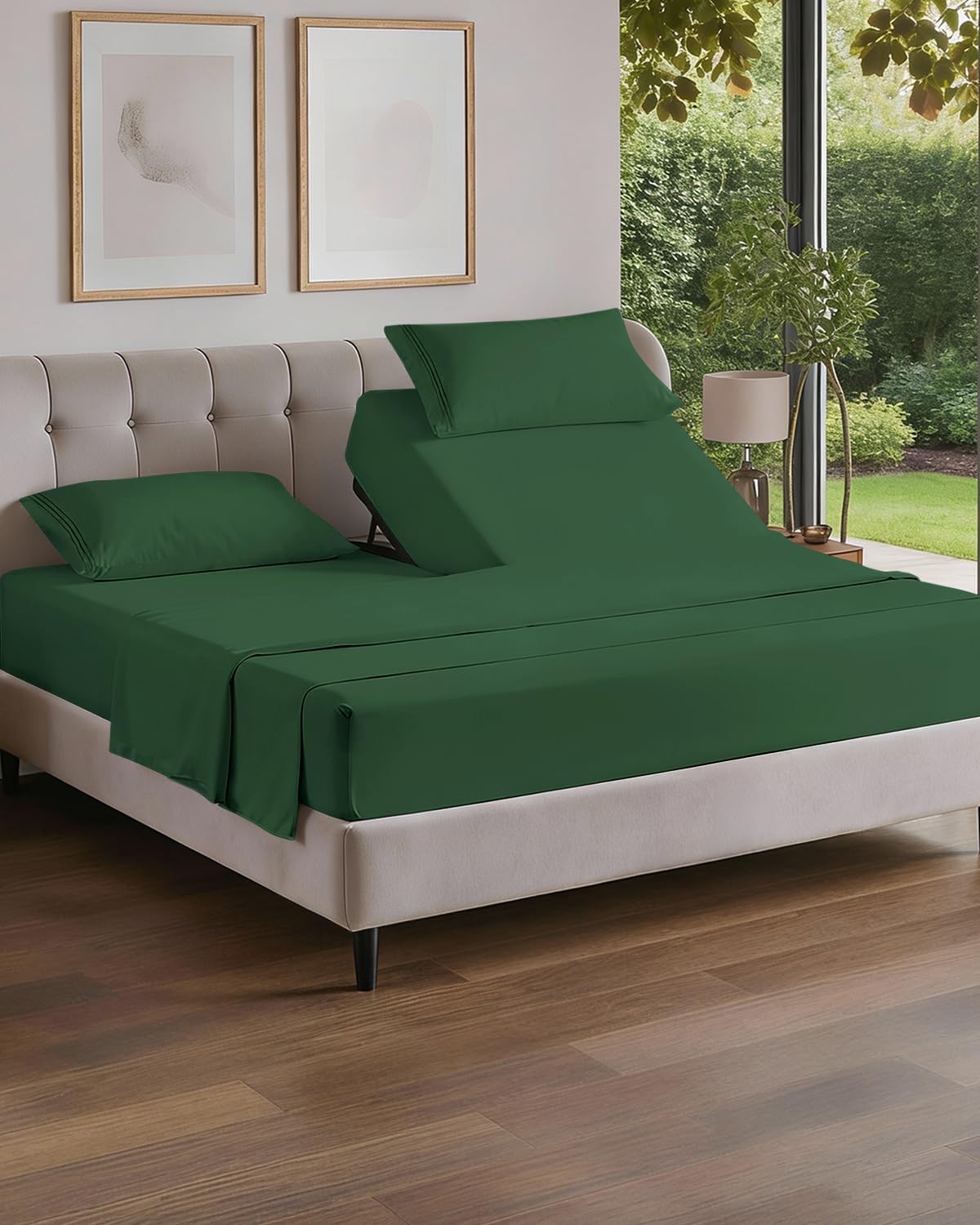 AvaMalis Comfy Breathab- Deep Pockets, Easy-Fit, Extra Soft and Wrinkle Free Sheets - White Oeko-Tex Bed Sheet Set