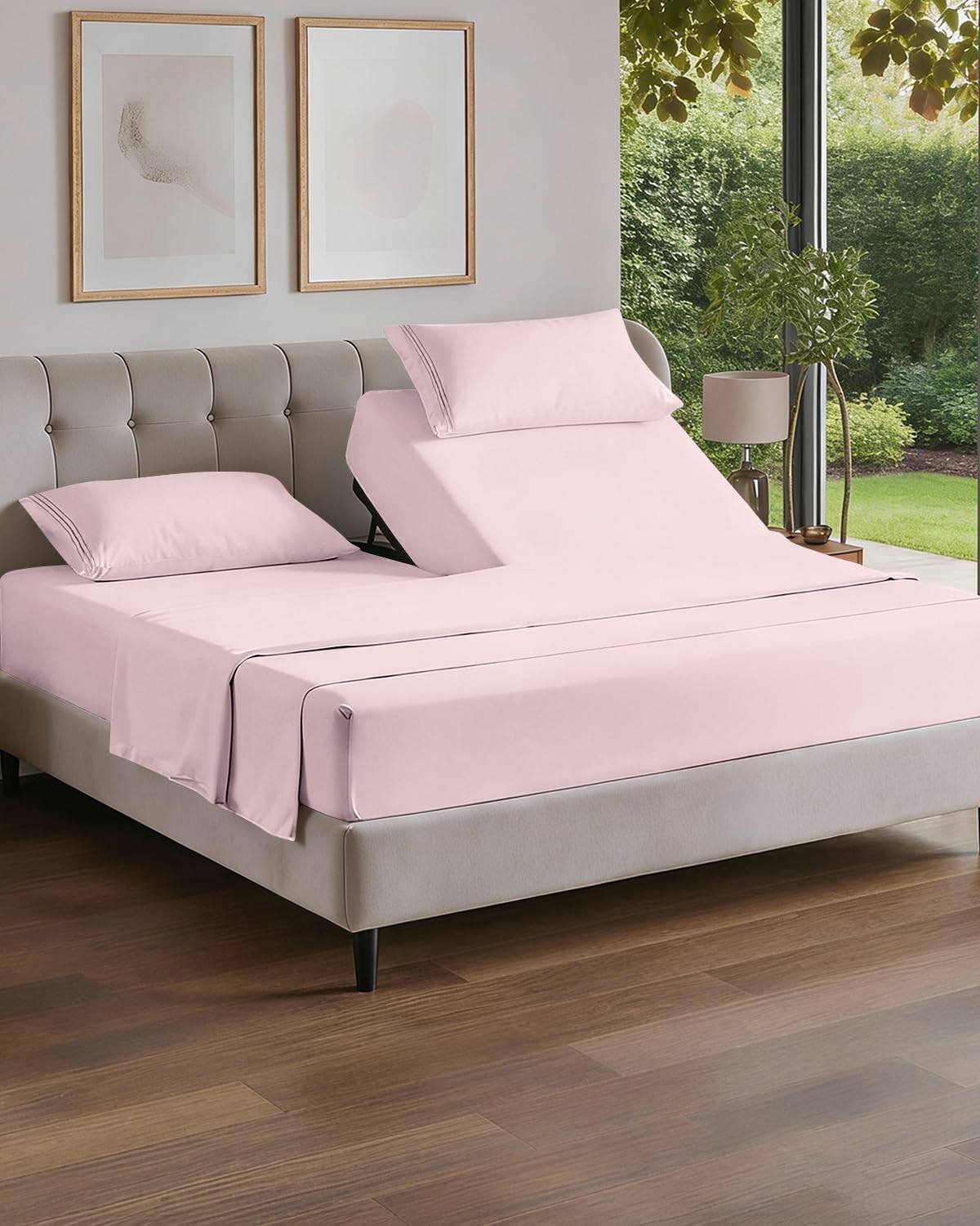AvaMalis Comfy Breathab- Deep Pockets, Easy-Fit, Extra Soft and Wrinkle Free Sheets - White Oeko-Tex Bed Sheet Set