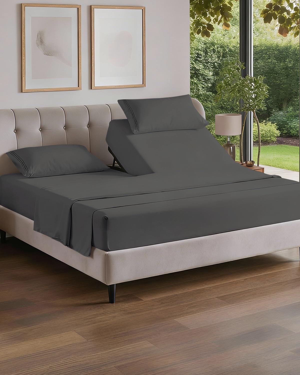 AvaMalis Comfy Breathab- Deep Pockets, Easy-Fit, Extra Soft and Wrinkle Free Sheets - White Oeko-Tex Bed Sheet Set