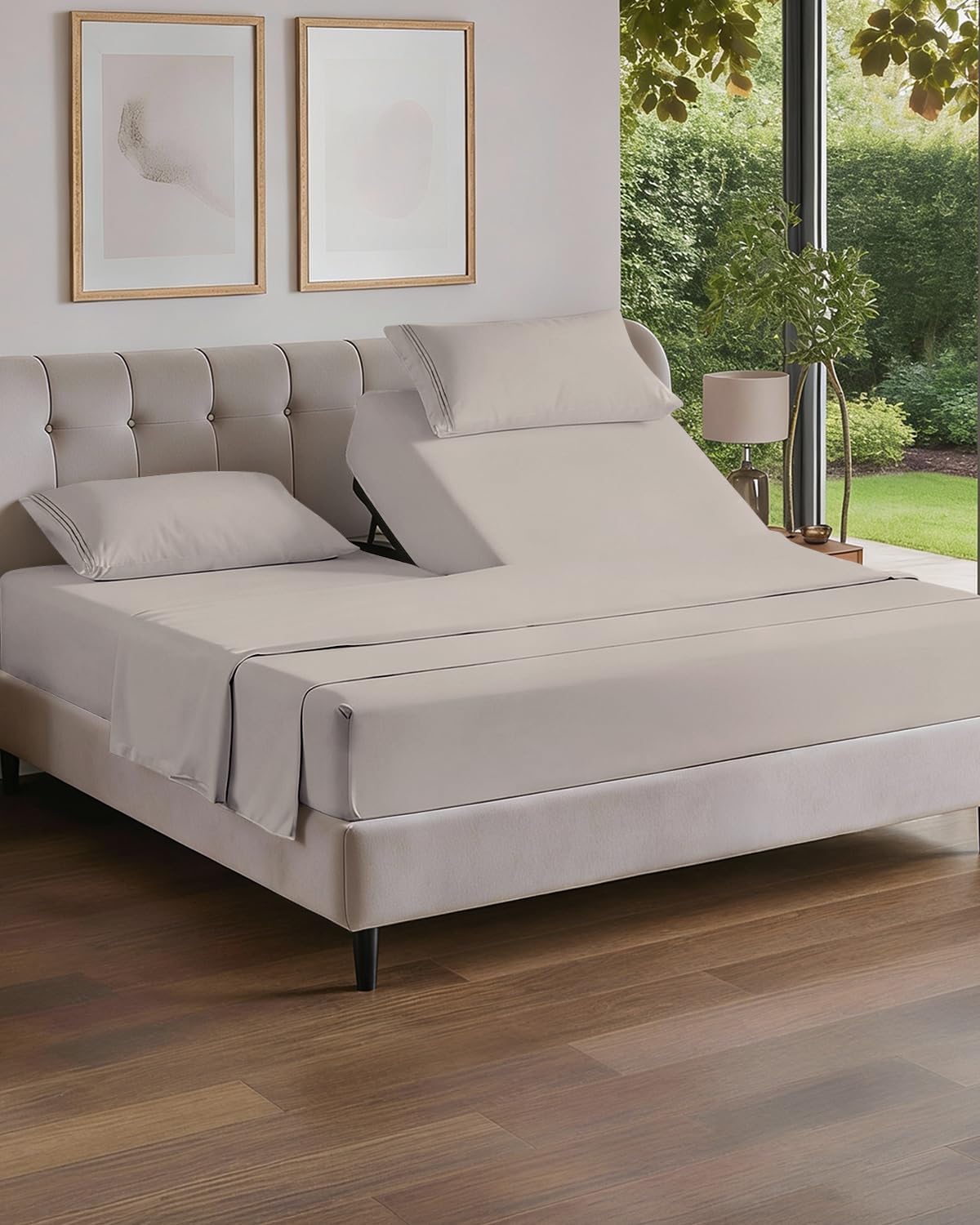 AvaMalis Comfy Breathab- Deep Pockets, Easy-Fit, Extra Soft and Wrinkle Free Sheets - White Oeko-Tex Bed Sheet Set