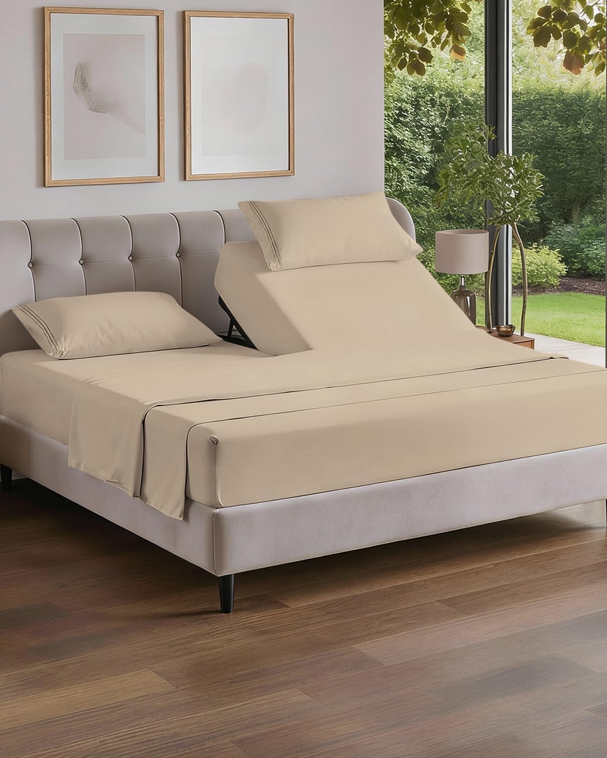 AvaMalis Comfy Breathab- Deep Pockets, Easy-Fit, Extra Soft and Wrinkle Free Sheets - White Oeko-Tex Bed Sheet Set