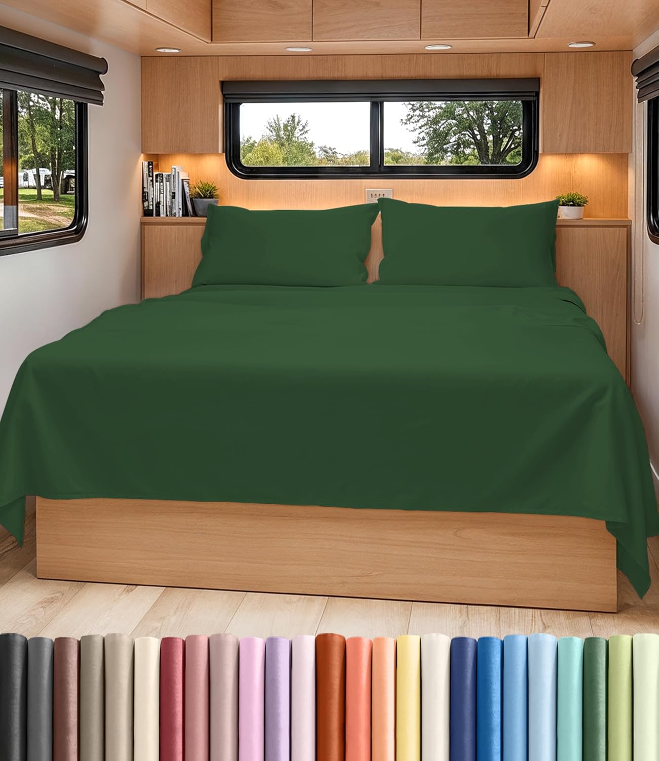 AvaMalis Comfy Breathab- Deep Pockets, Easy-Fit, Extra Soft and Wrinkle Free Sheets - White Oeko-Tex Bed Sheet Set