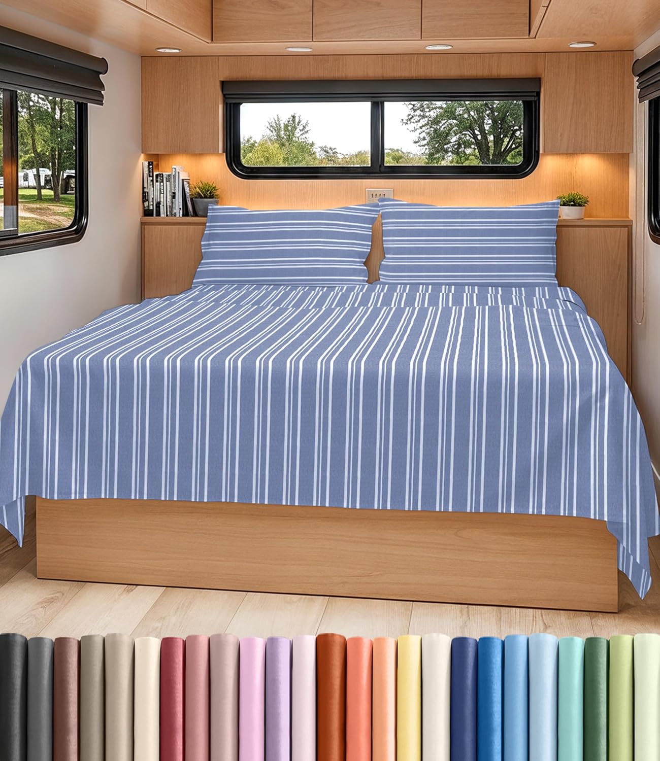 AvaMalis Comfy Breathab- Deep Pockets, Easy-Fit, Extra Soft and Wrinkle Free Sheets - White Oeko-Tex Bed Sheet Set