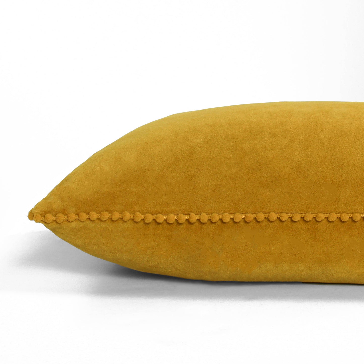 AvaMalis Cosmo Velvet Cushion Ochre decorative throw pillow