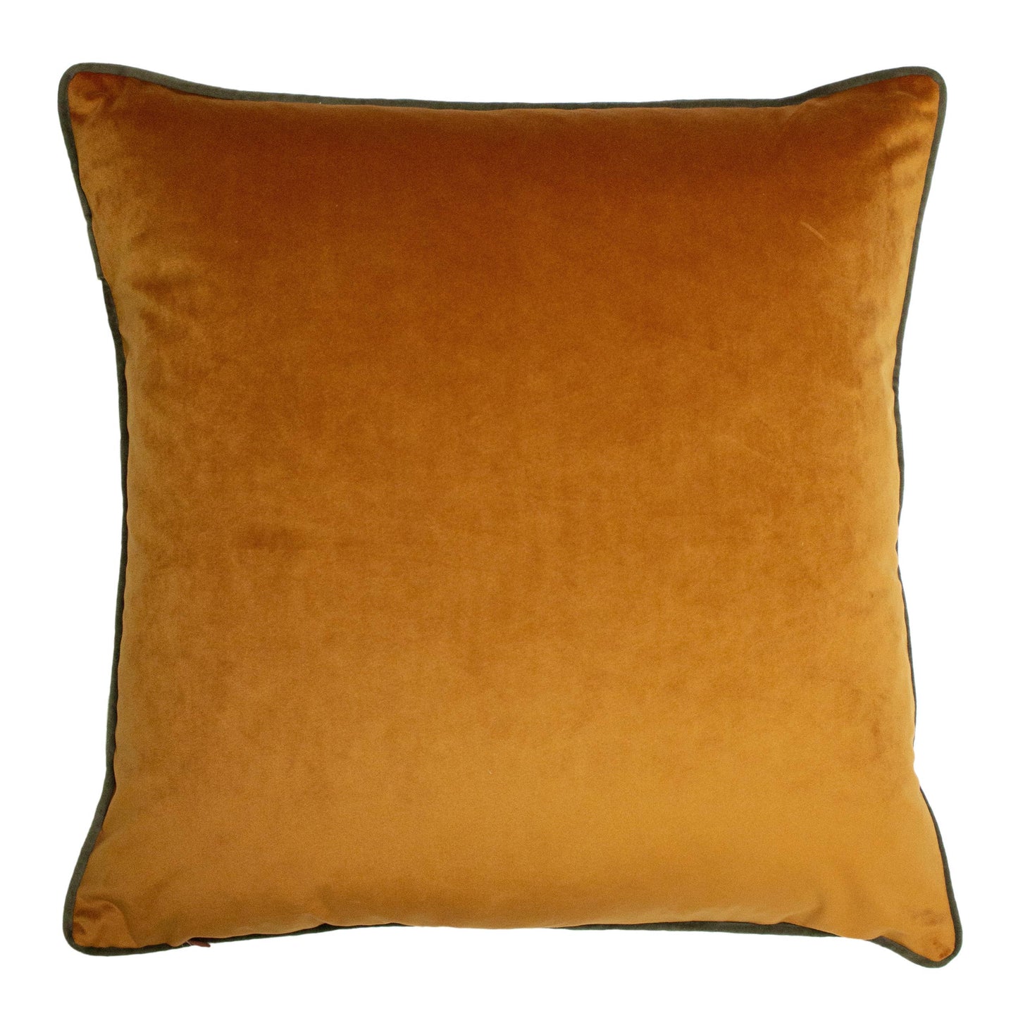 AvaMalis Forest Fauna Woodland Fox Square Cushion Rust/Gold decorative throw pillow