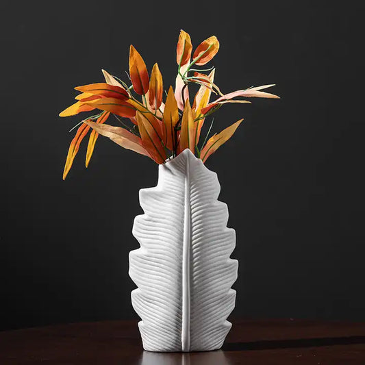 White Ceramic Vase set 3pcs