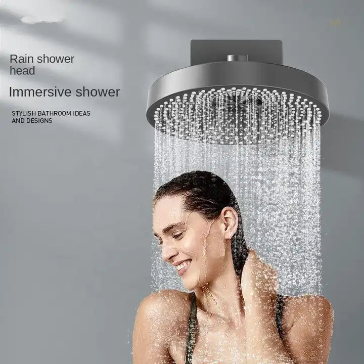 A|M Aquae Round Head Waterfall Bath Shower set